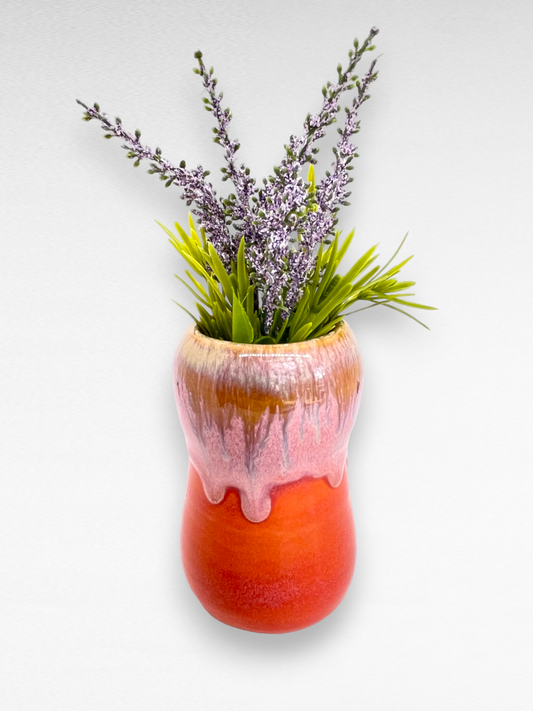 Pink Variegated Vase