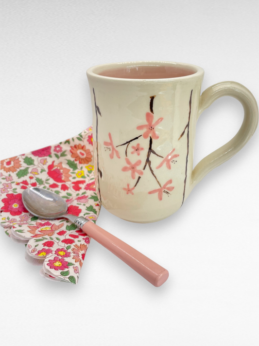 Sakura Mug with Straight Sides