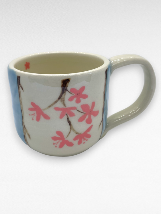 Sakura Blue Coffee Mug