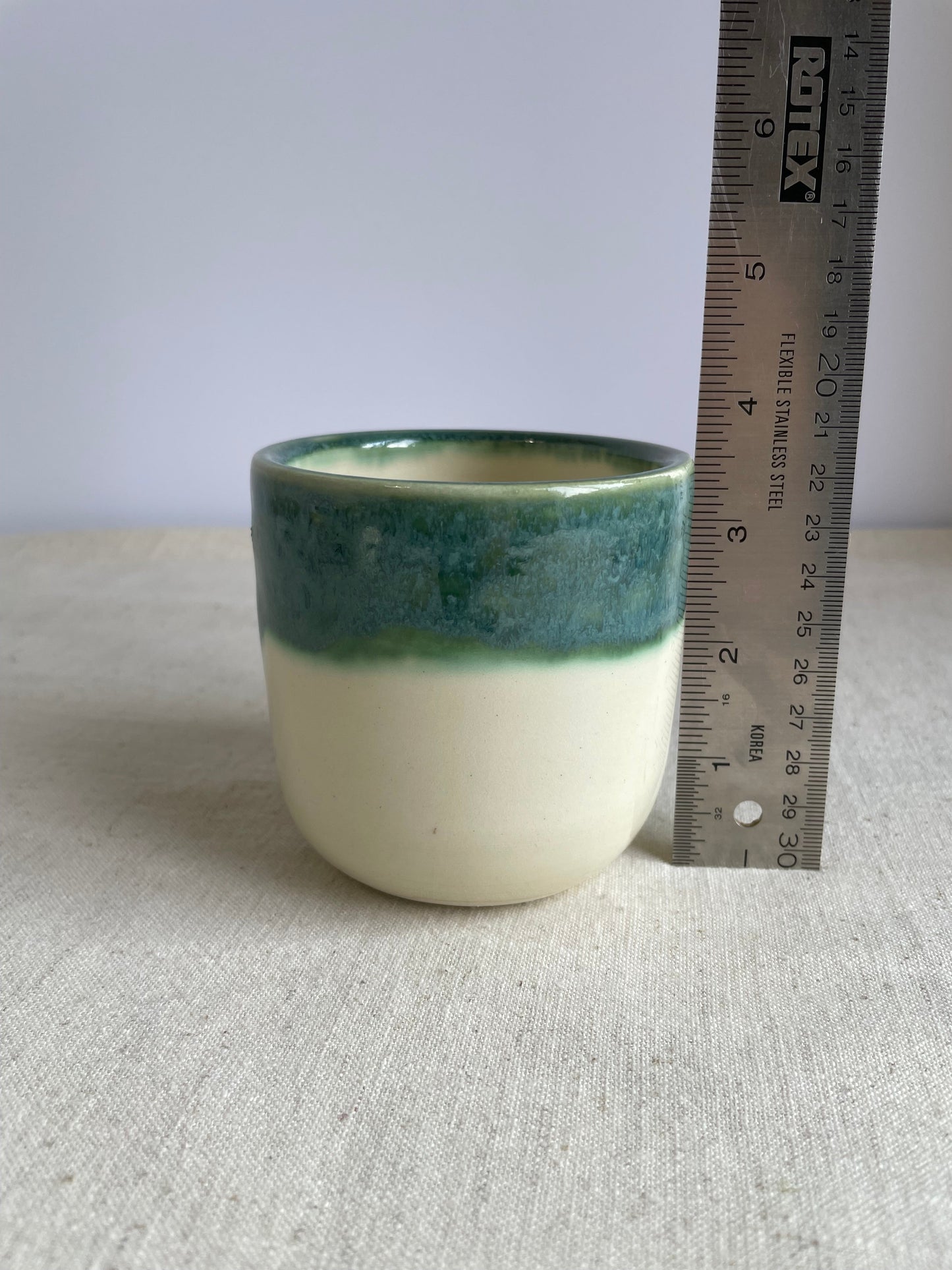 Emerald Lidded Yunomi