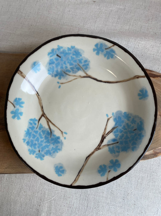 Blue Hydrangea Serving Plate