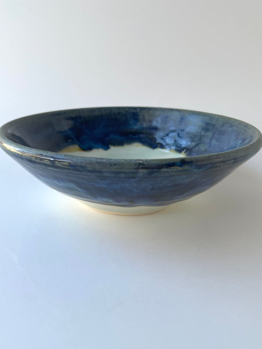 Double Blue Bowl, 8 inch