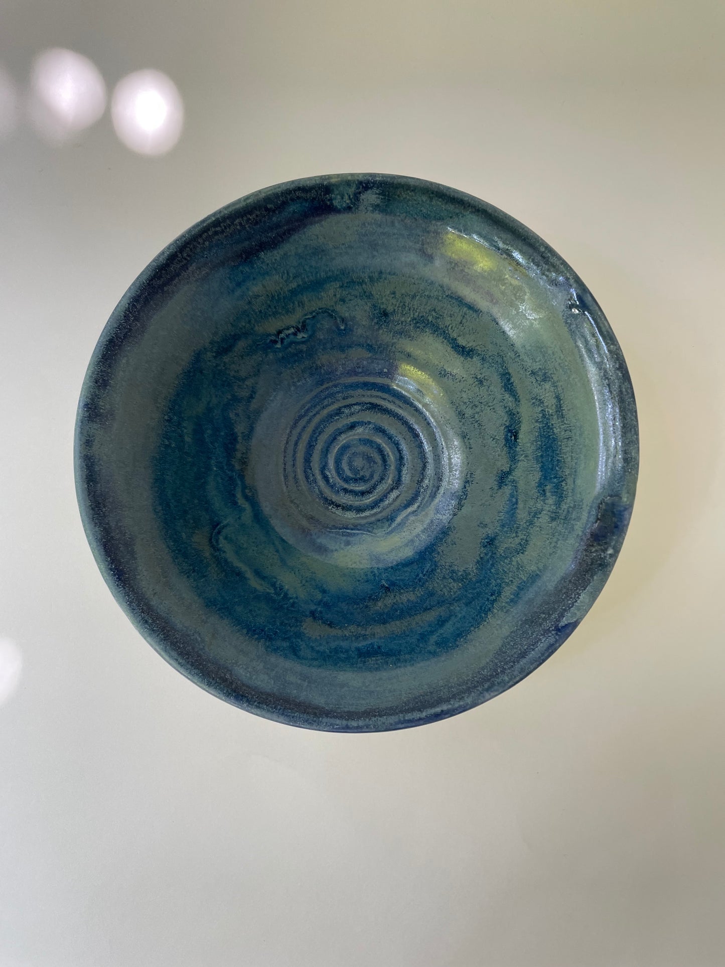 Blue Azurite Nesting Bowls, set of 2