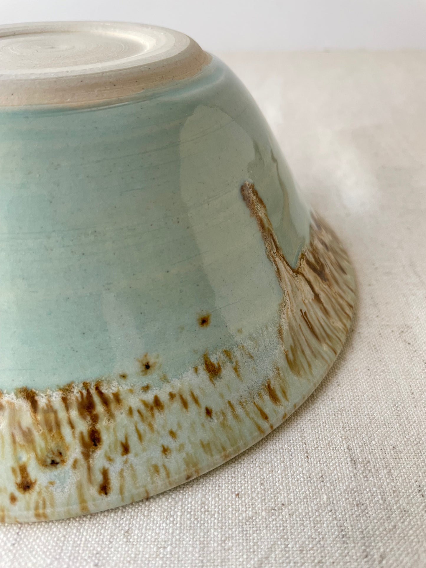 Blue and Birch Bowl, 7 inch