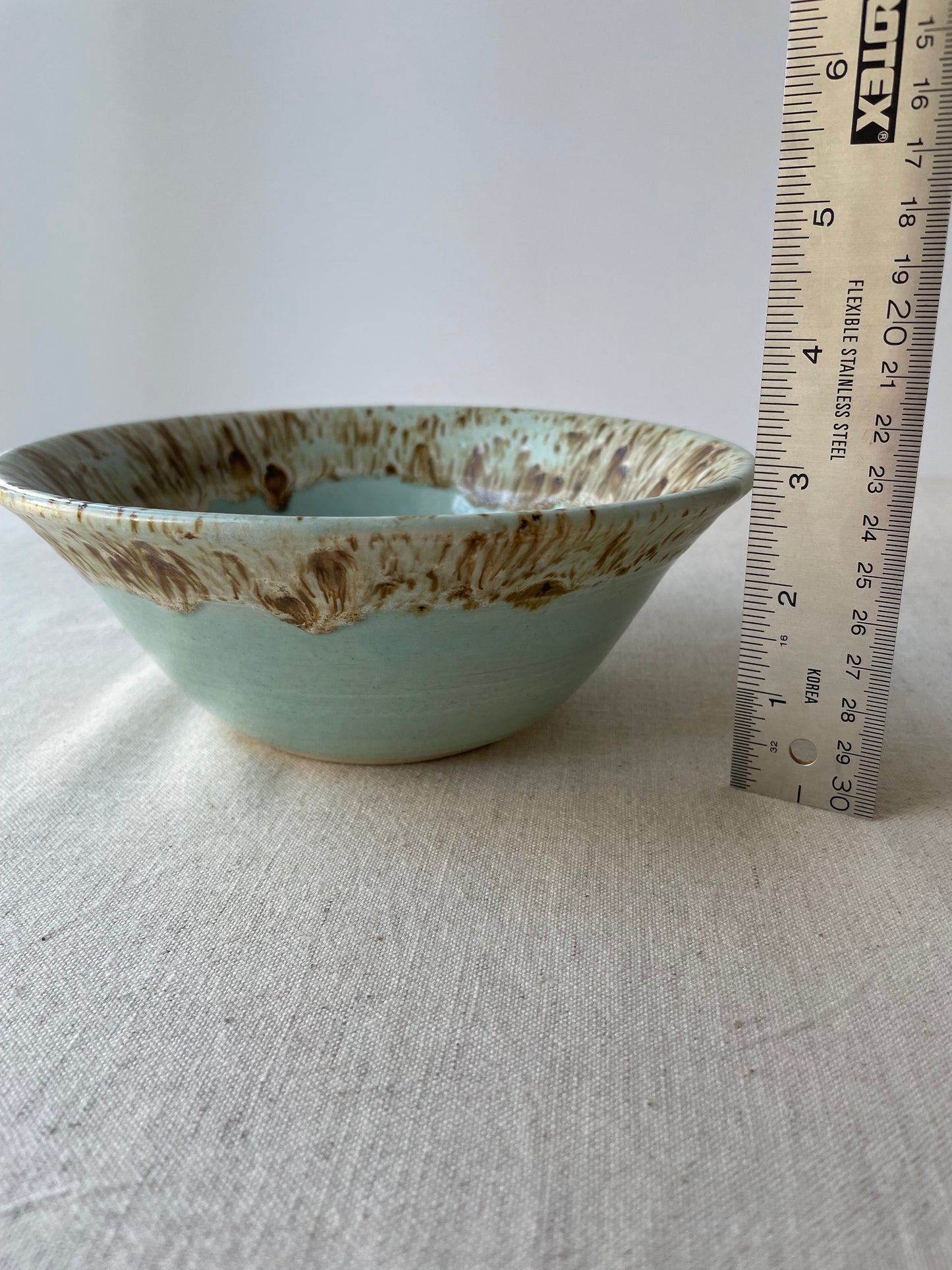 Blue and Birch Bowl, 7 inch