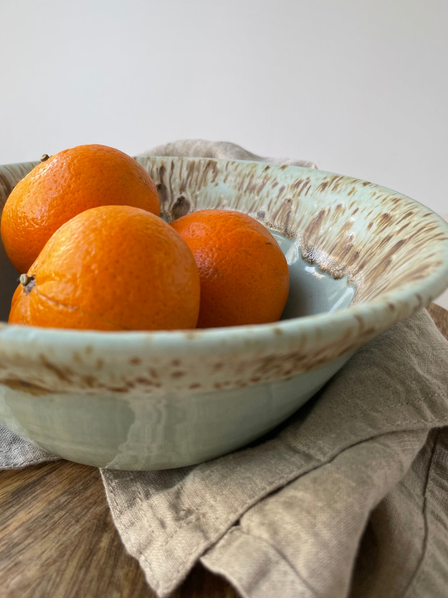 Blue and Birch Bowl, 7 inch