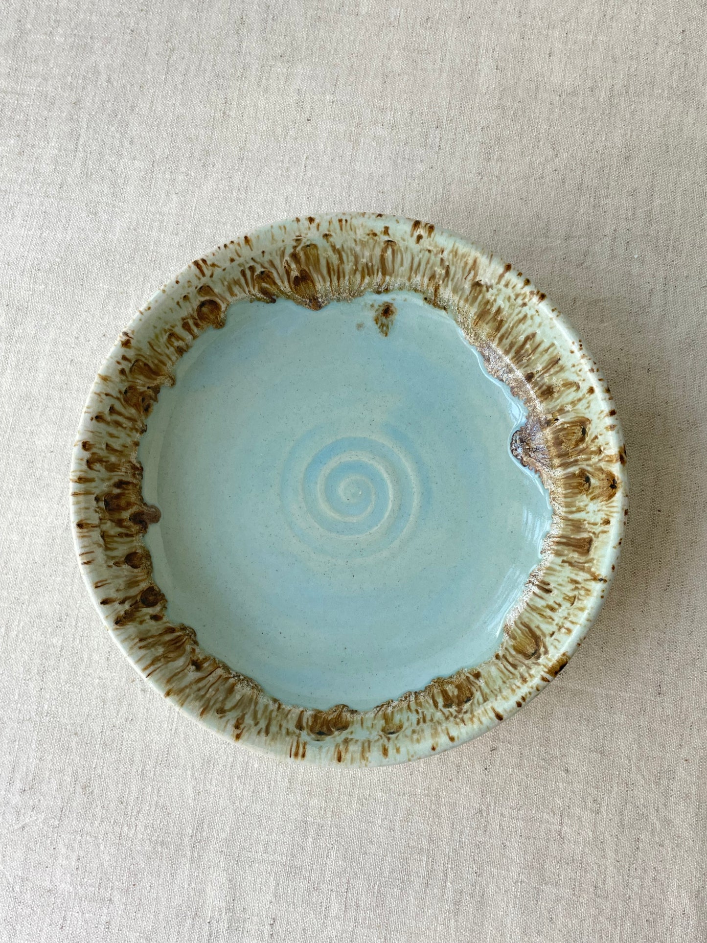 Blue and Birch Pasta Bowls, Set of 2
