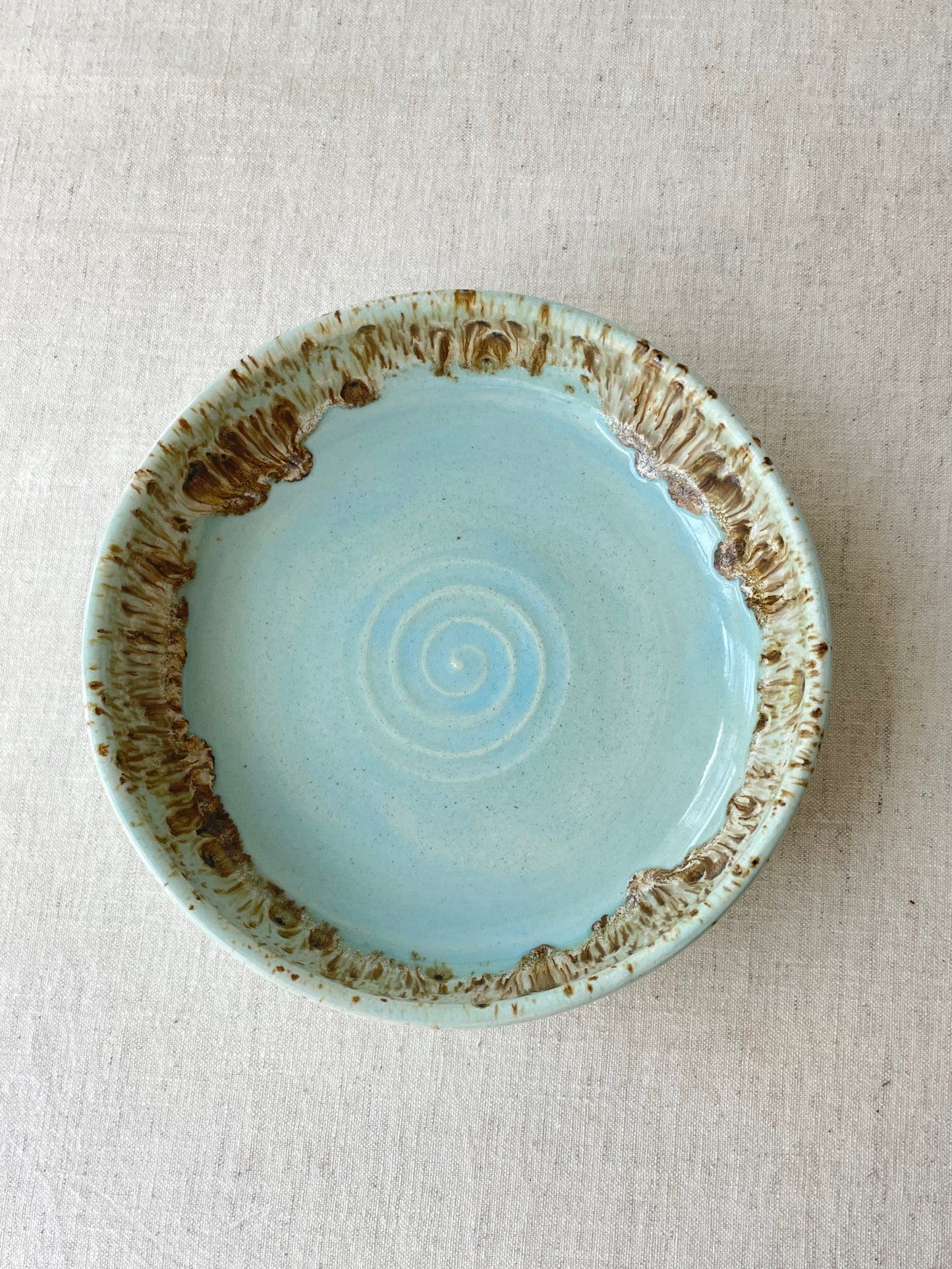 Blue and Birch Pasta Bowls, Set of 2