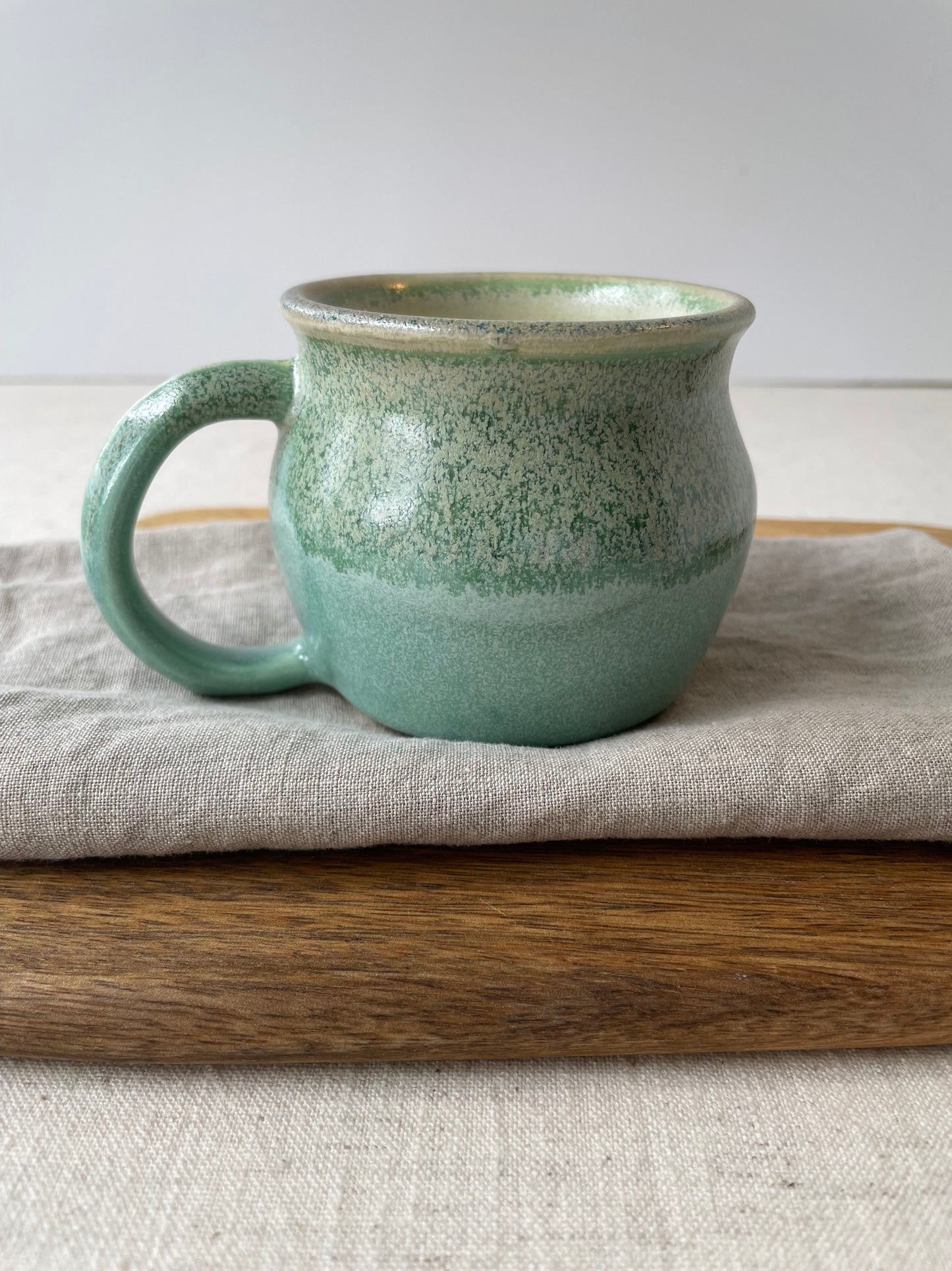 Dappled Green Mug