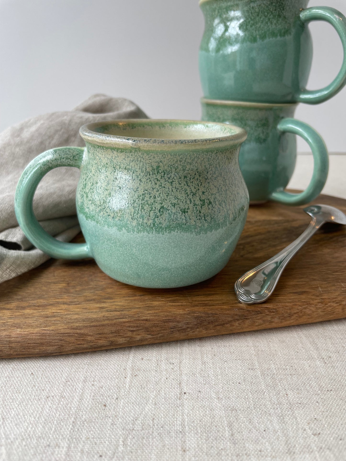 Dappled Green Mug