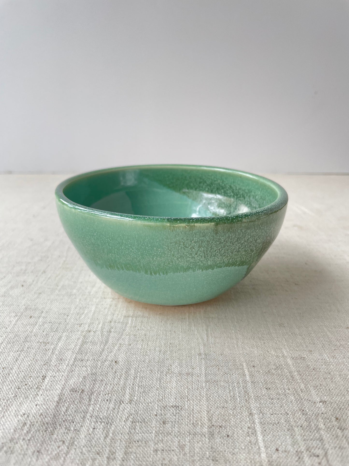 Dappled Green Bowl, 5 inch