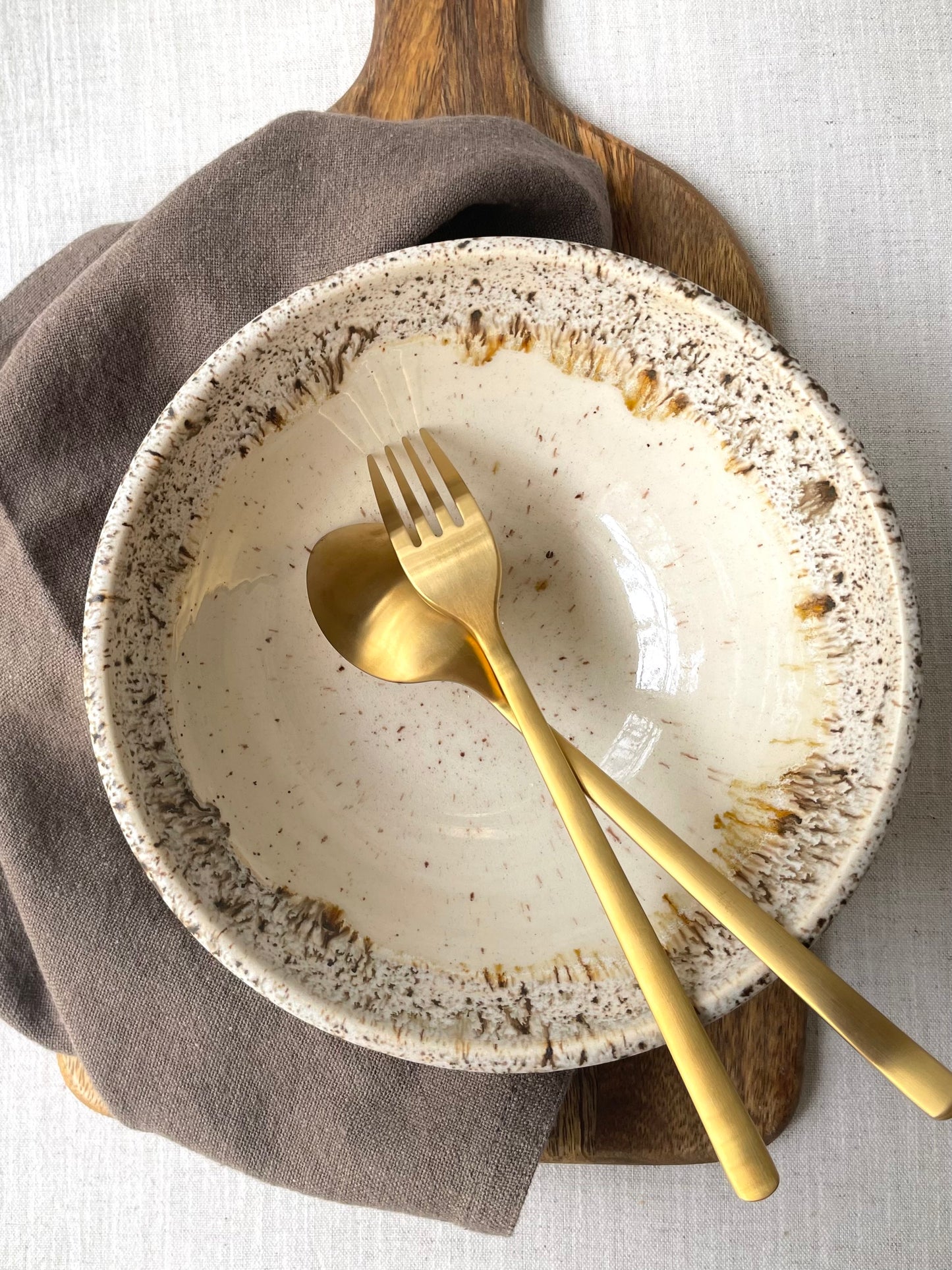Birch Speckled Bowl
