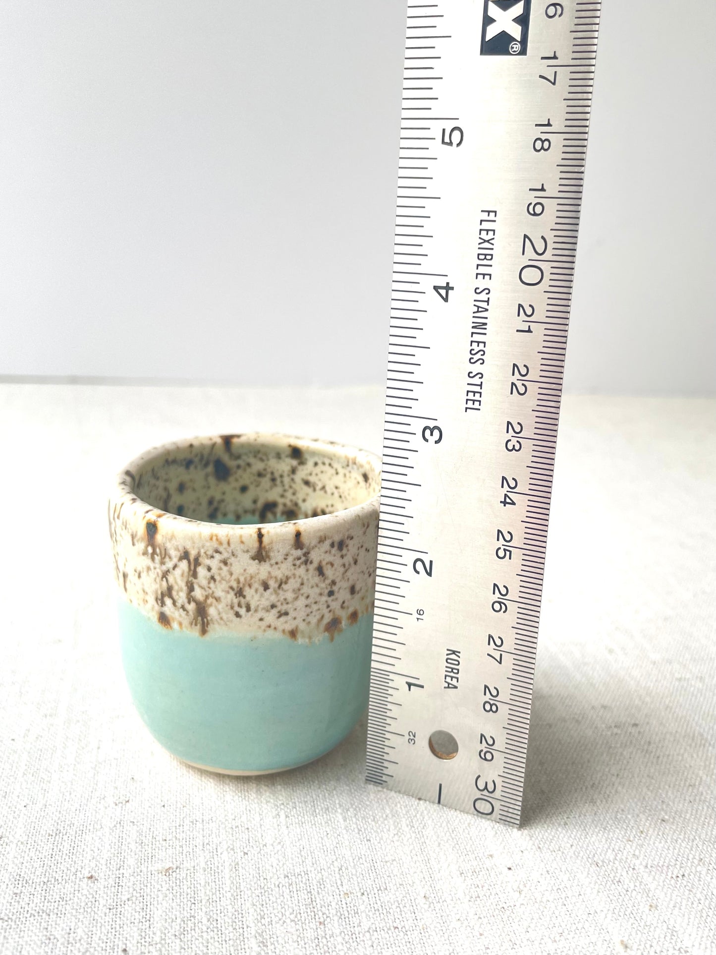 Blue and Birch Espresso Cups, Set of 2
