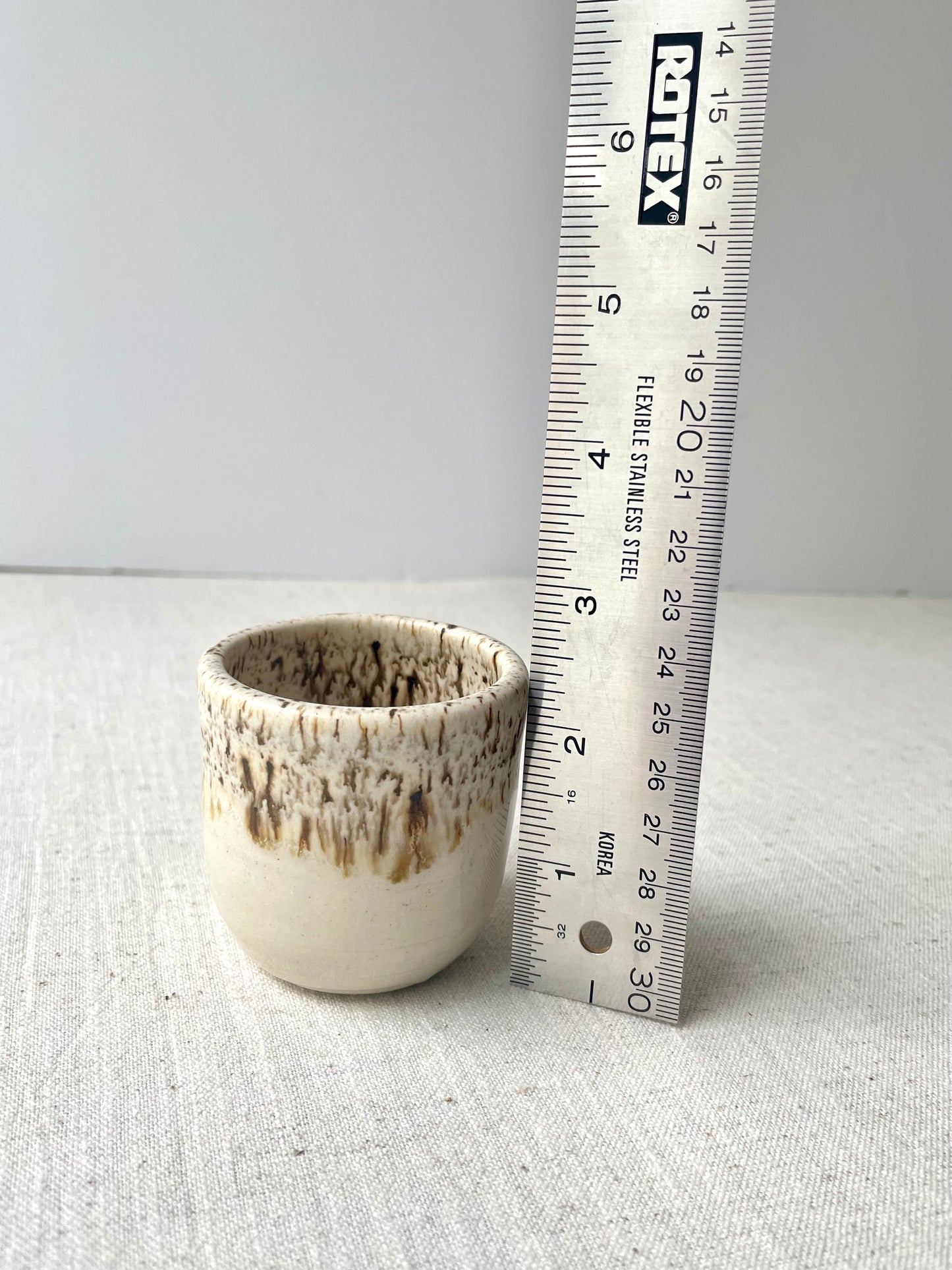 Birch Speckled Espresso Cups, Set of 2