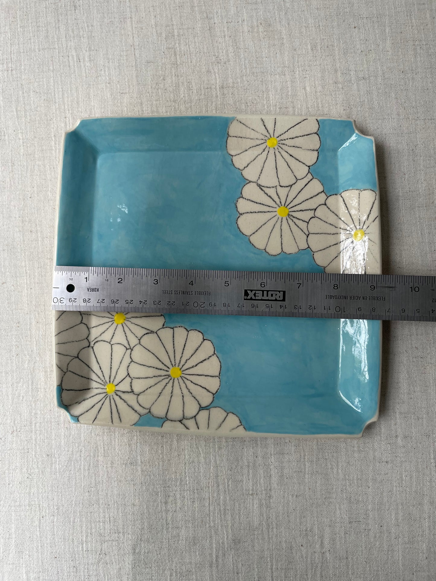 Japanese Print Serving Platter 1