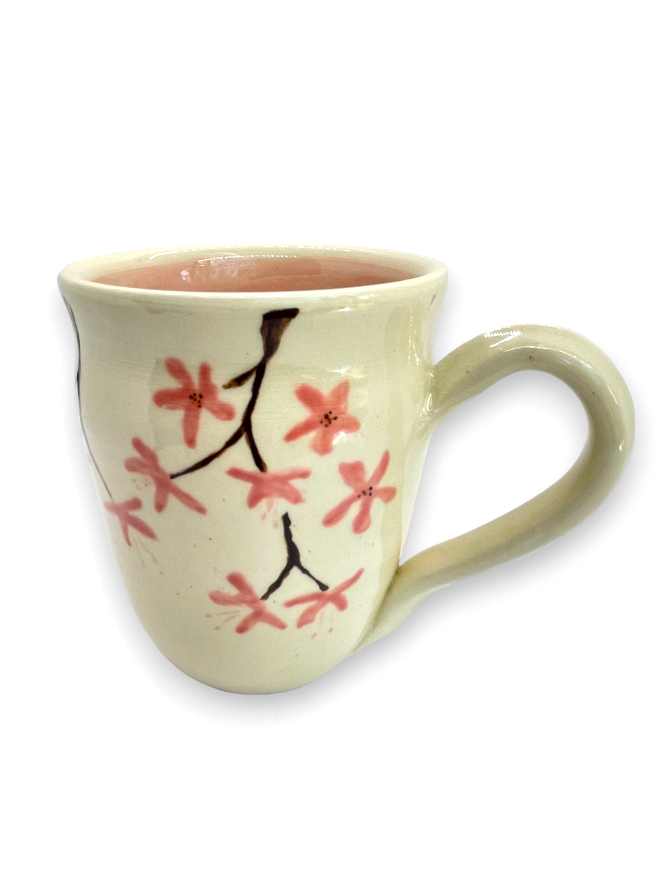 Sakura Mug with Curved Rim