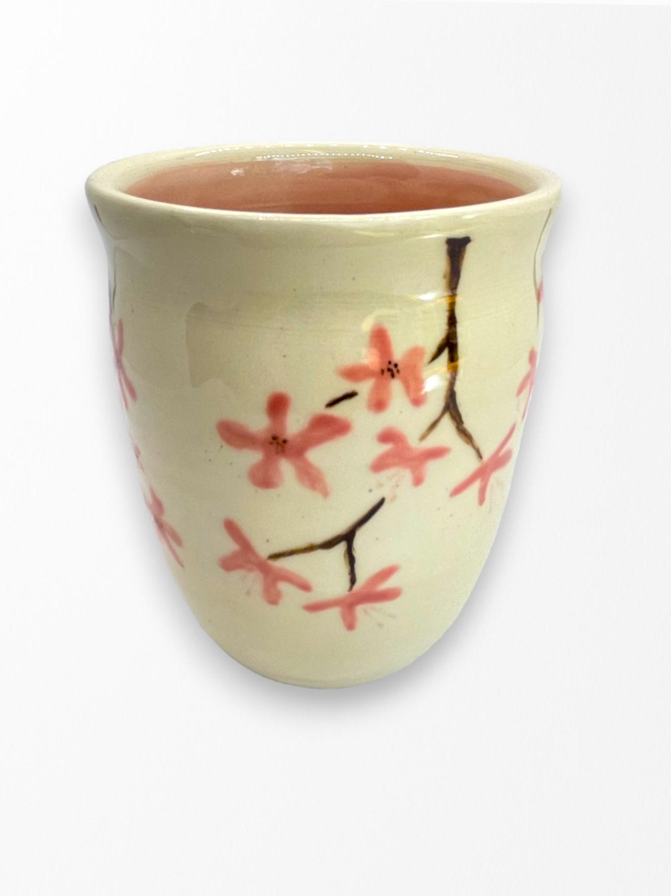 Sakura Mug with Curved Rim