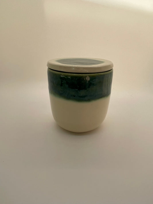 Emerald Lidded Yunomi