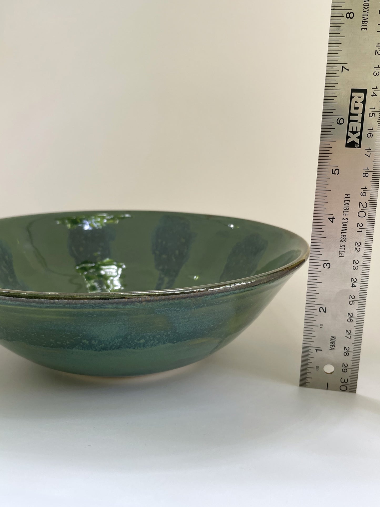 Evergreen and Olive Nesting Bowls, set of 2