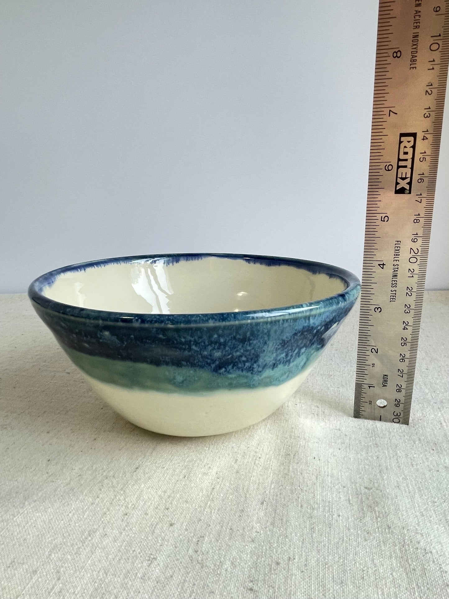 Sapphire Circle Lidded Ramen Bowl