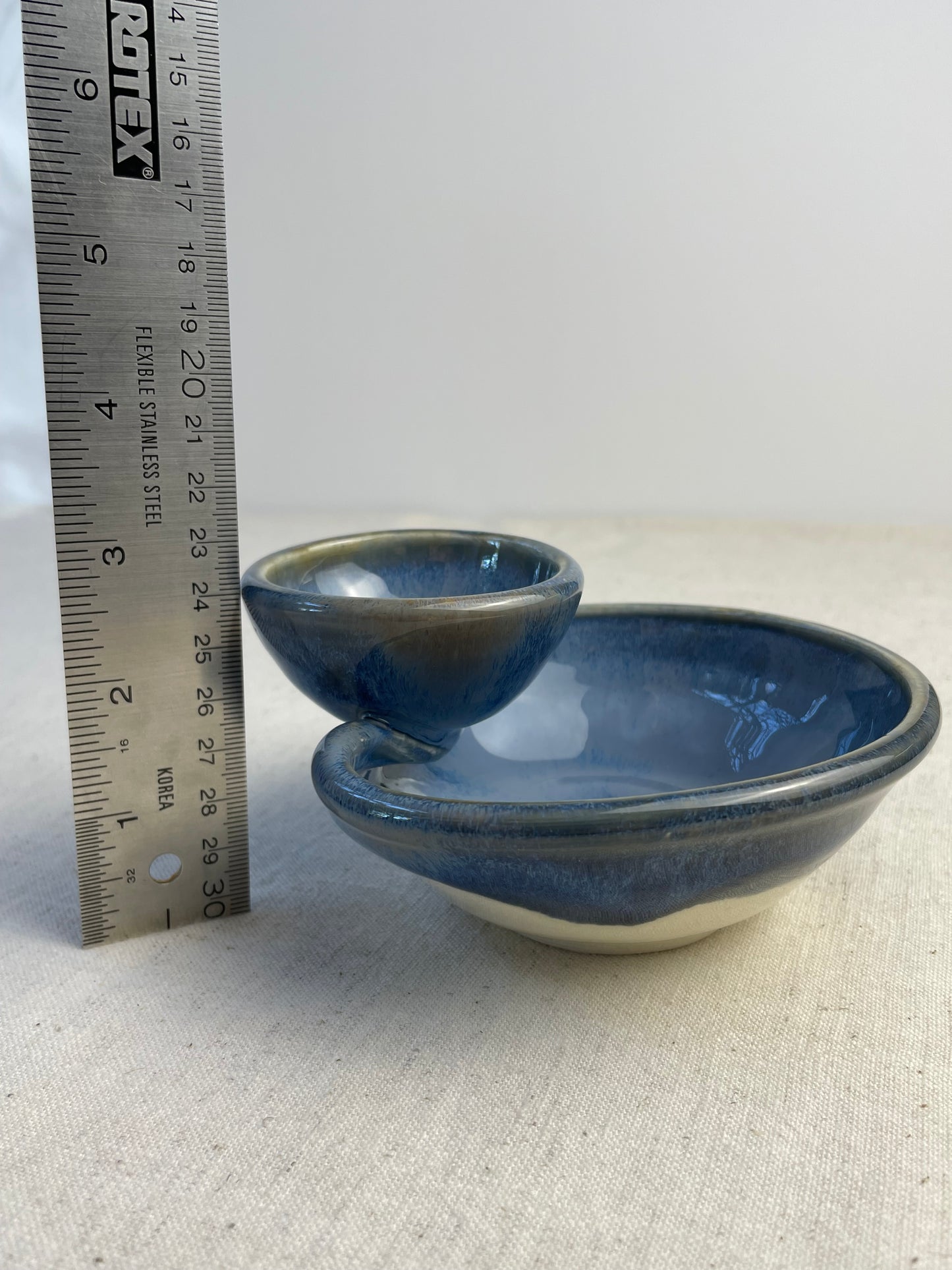 Olives Bowl, Folded Edge Style, Blueberry