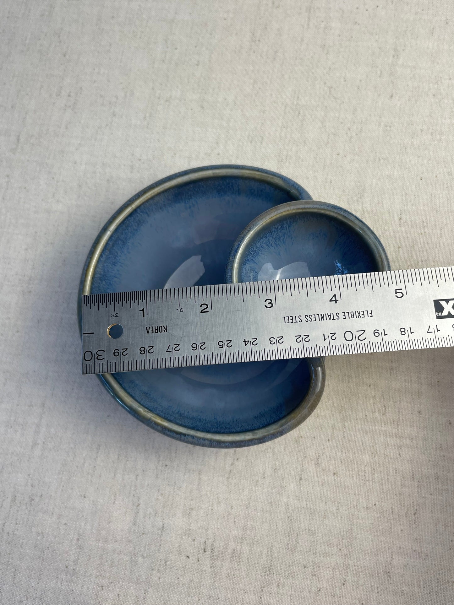 Olives Bowl, Folded Edge Style, Blueberry