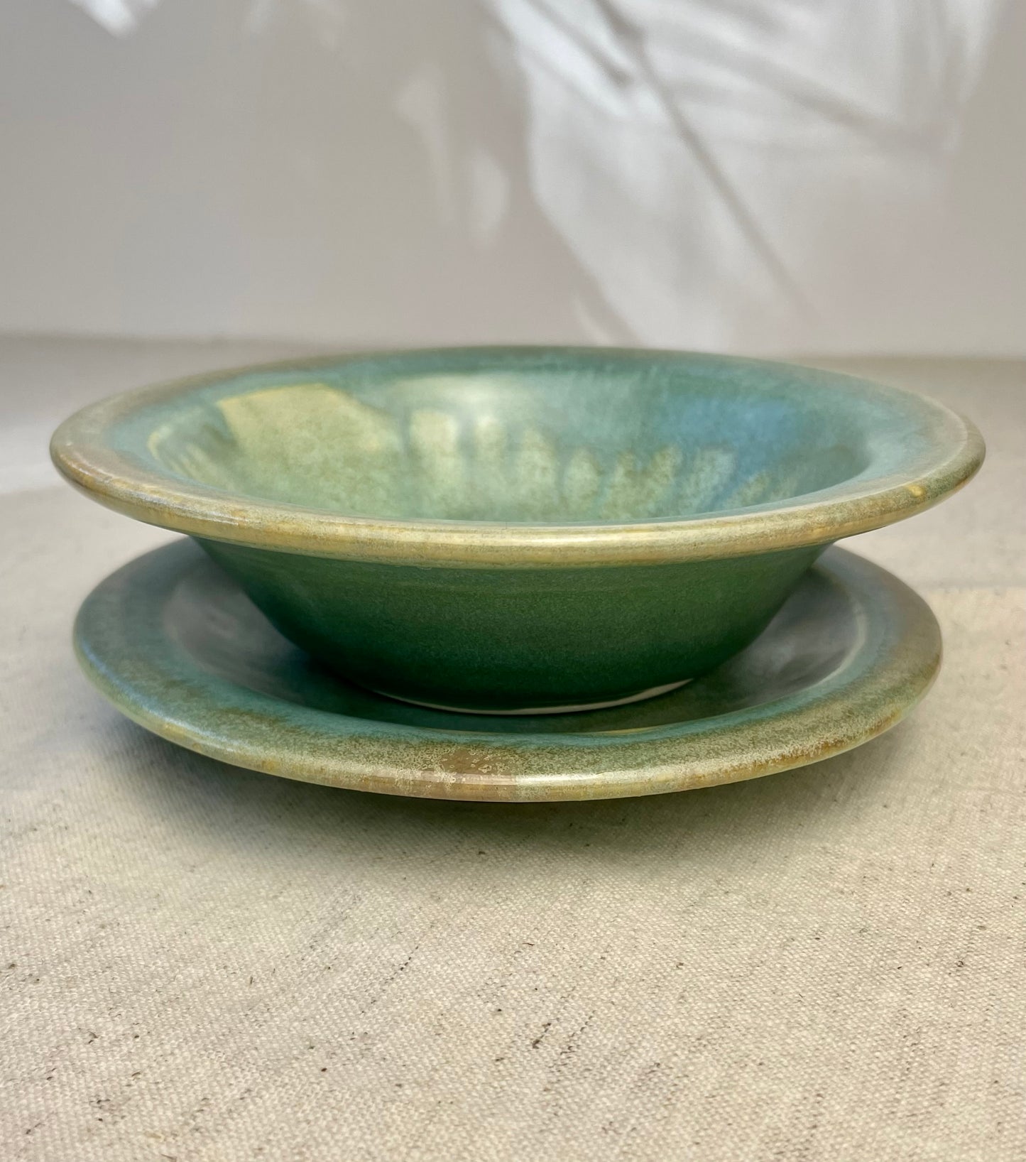 Appetizer Bowl and Plate Set, Pistachio