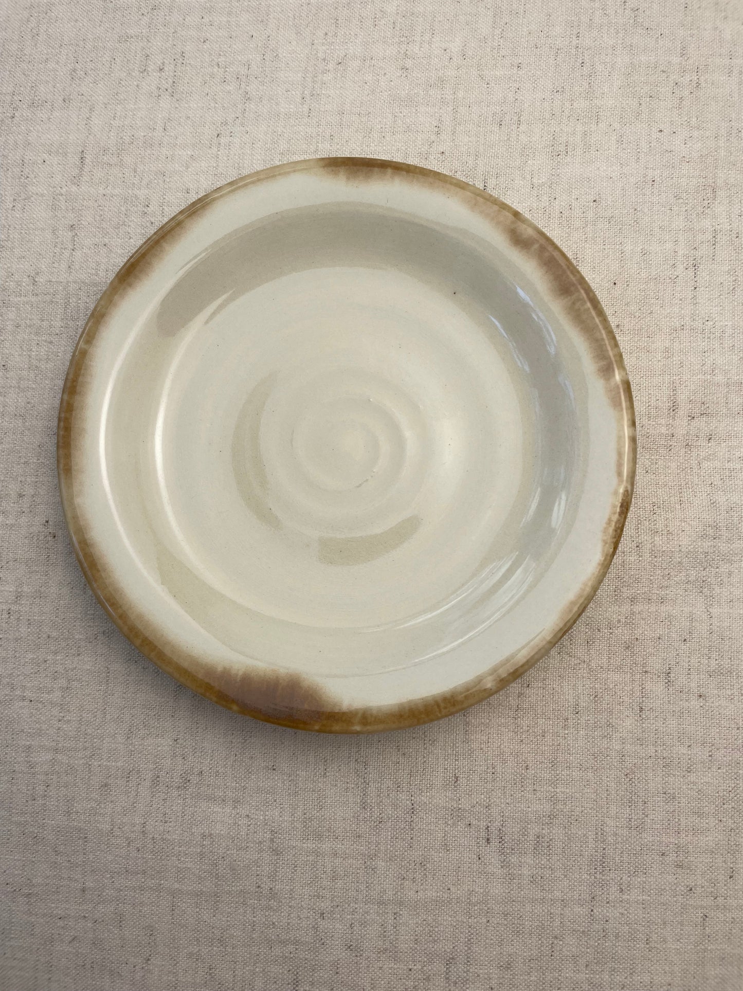 Appetizer Bowl and Plate Set, Nutmeg and Cream