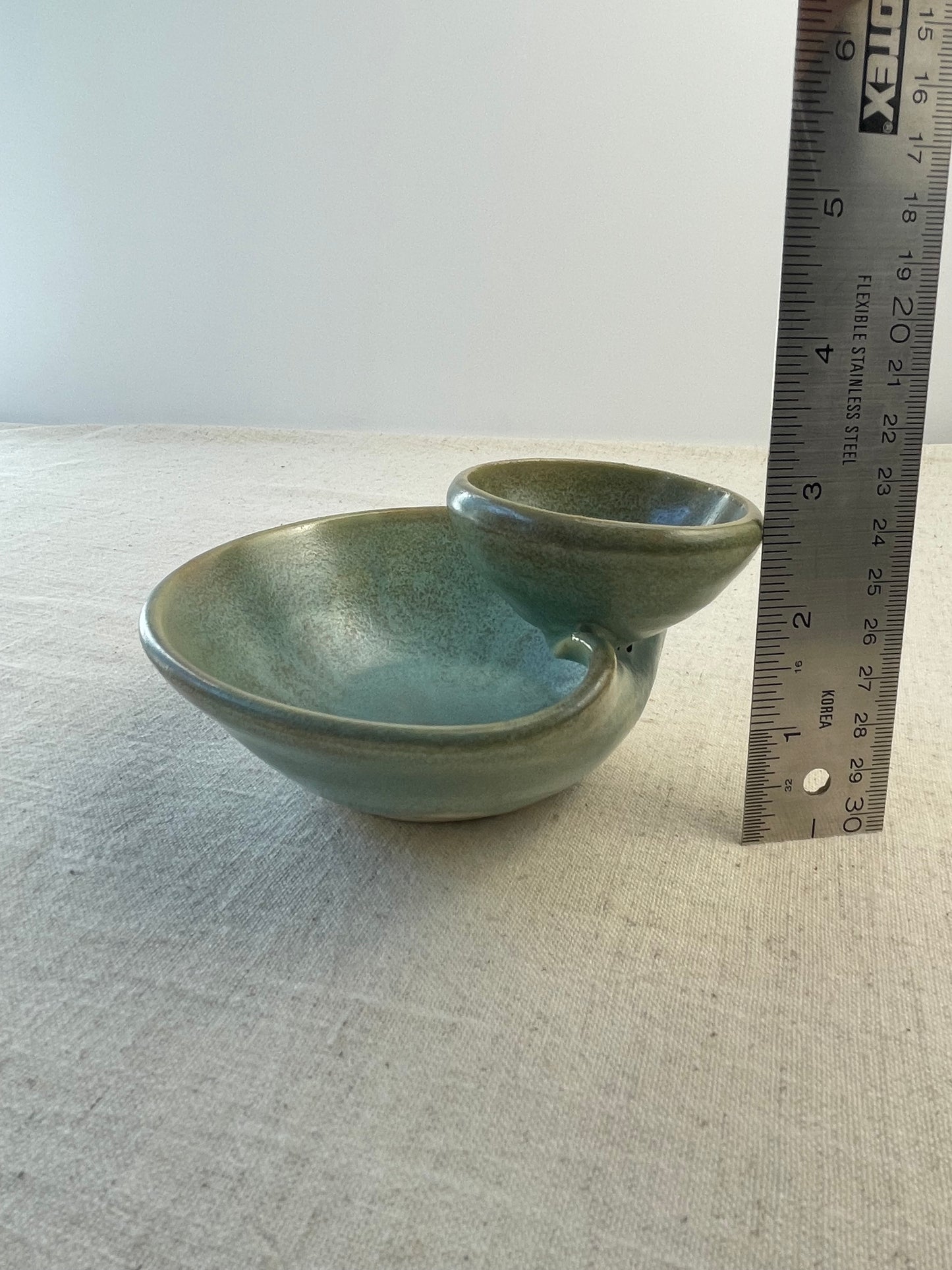 Olives Bowl, Folded Edge Style, Pistachio (Seconds)