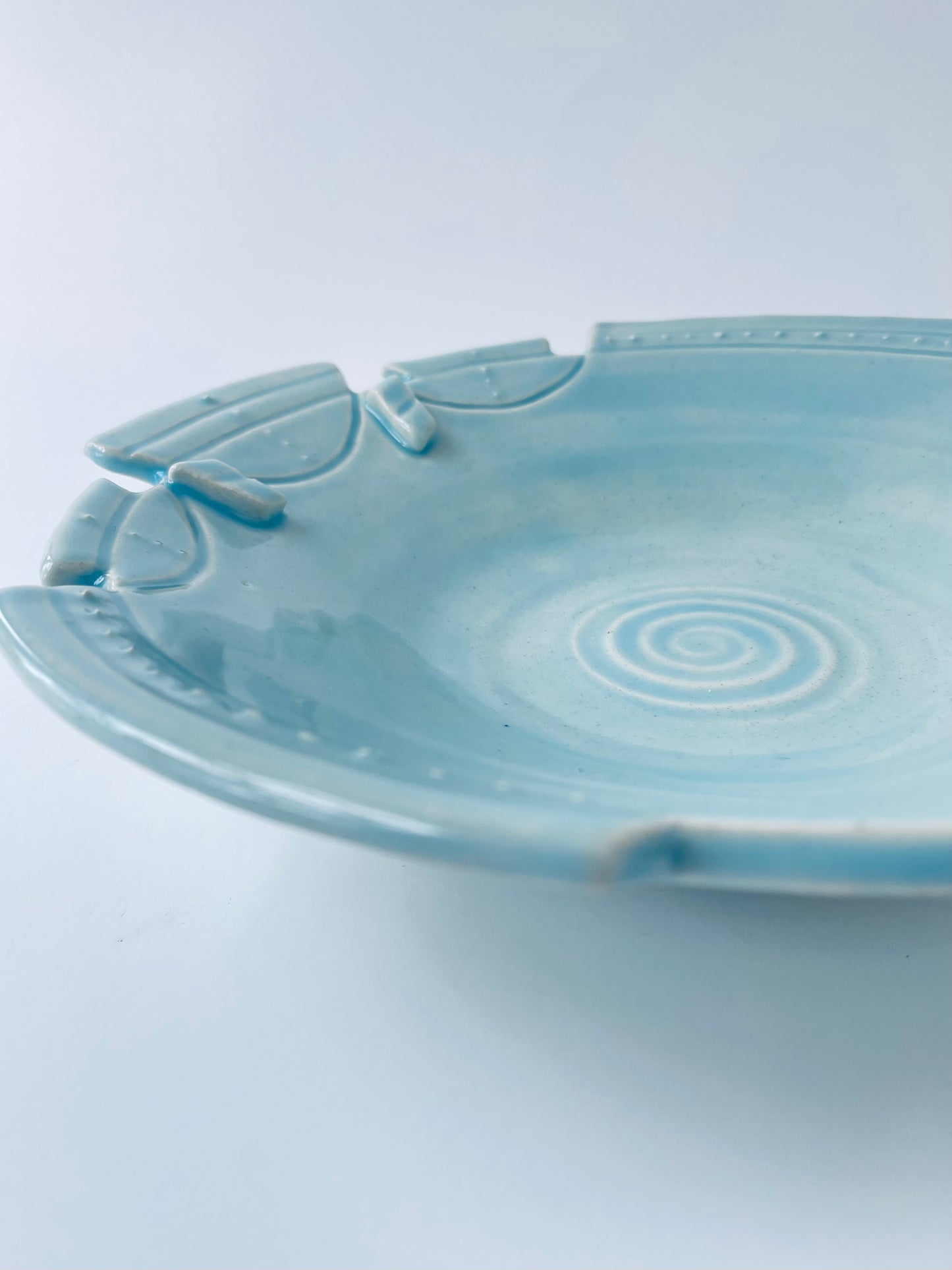 Light Blue Geometrics Bowl