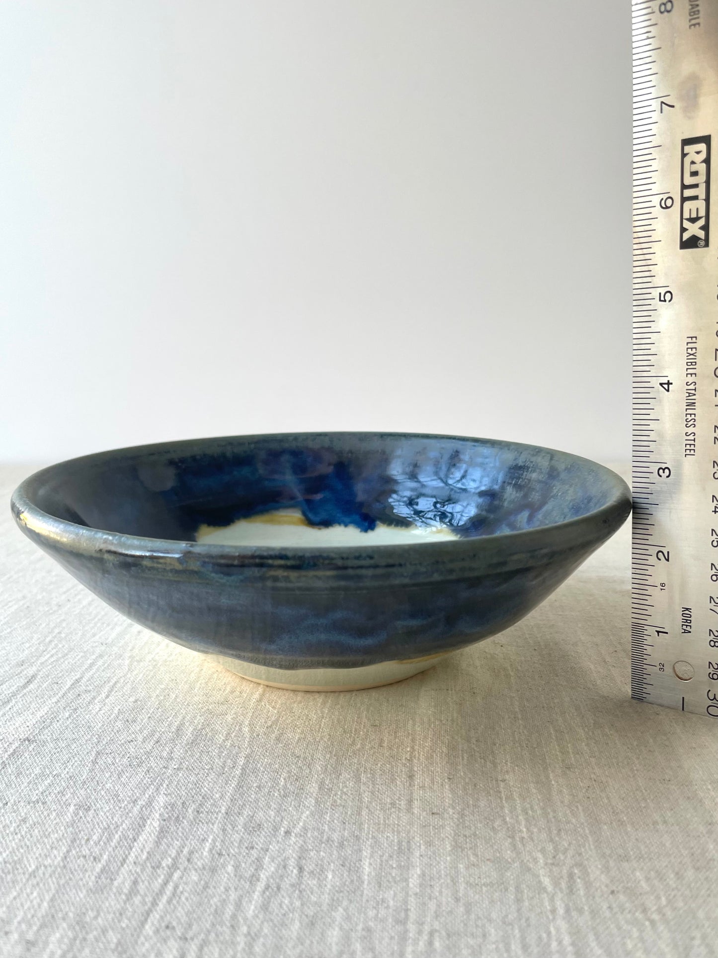 Double Blue Bowl, 8 inch