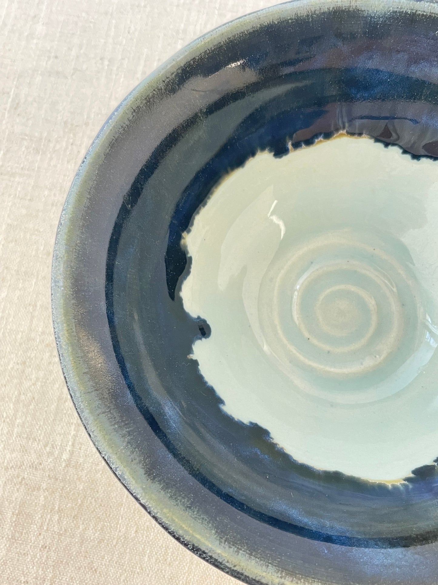 Double Blue Bowl, 6.5 inch