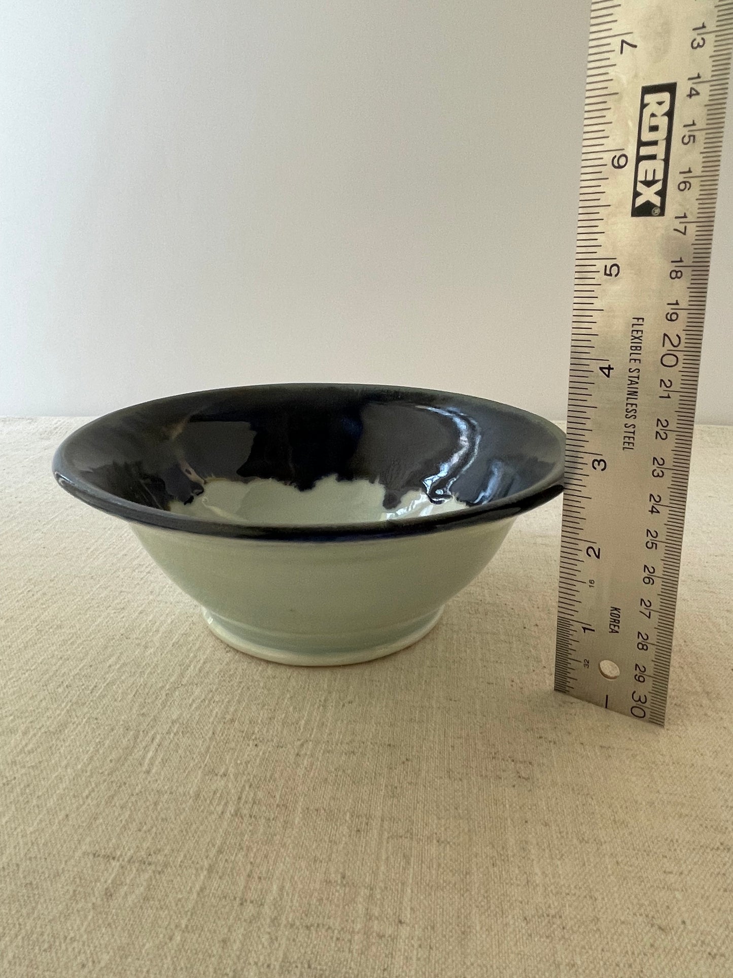 Double Blue Bowl, 6.5 inch