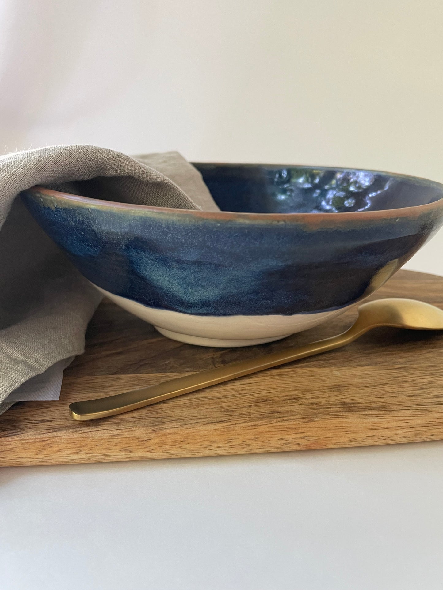 Midnight Blue Medium Serving Bowl