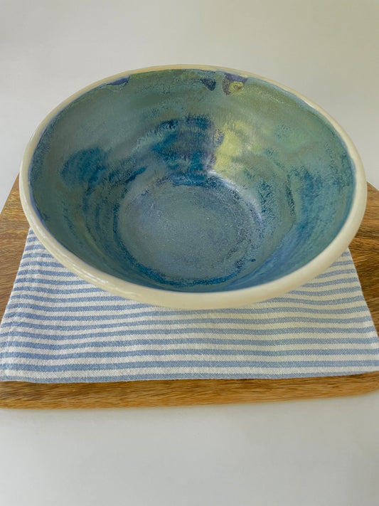 Blue Azurite Ramen Bowl