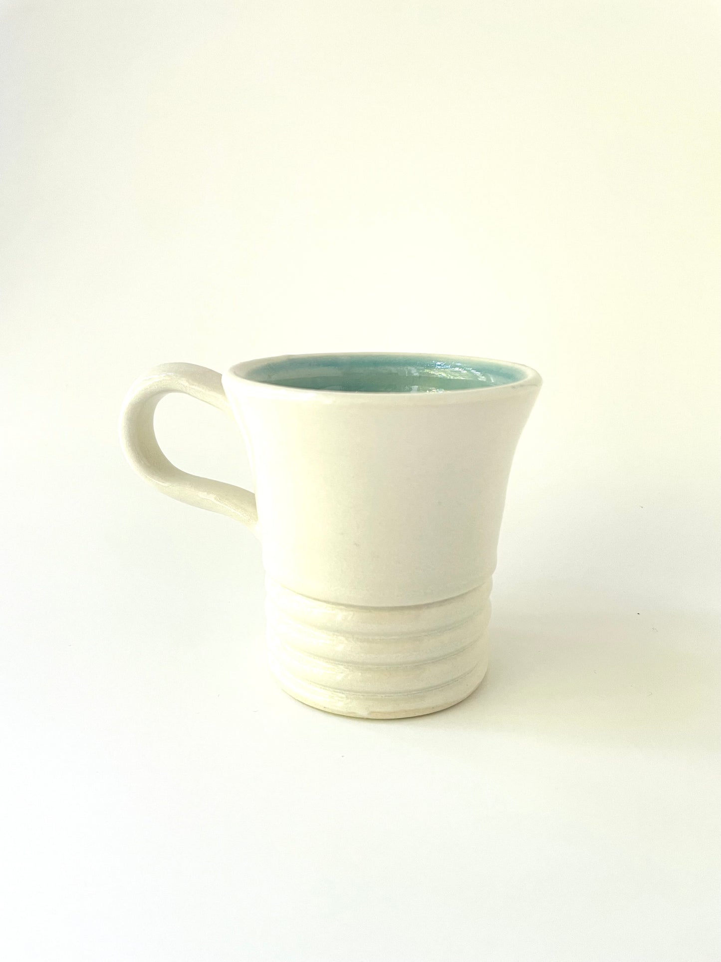 White and Celadon Tea Cup 1