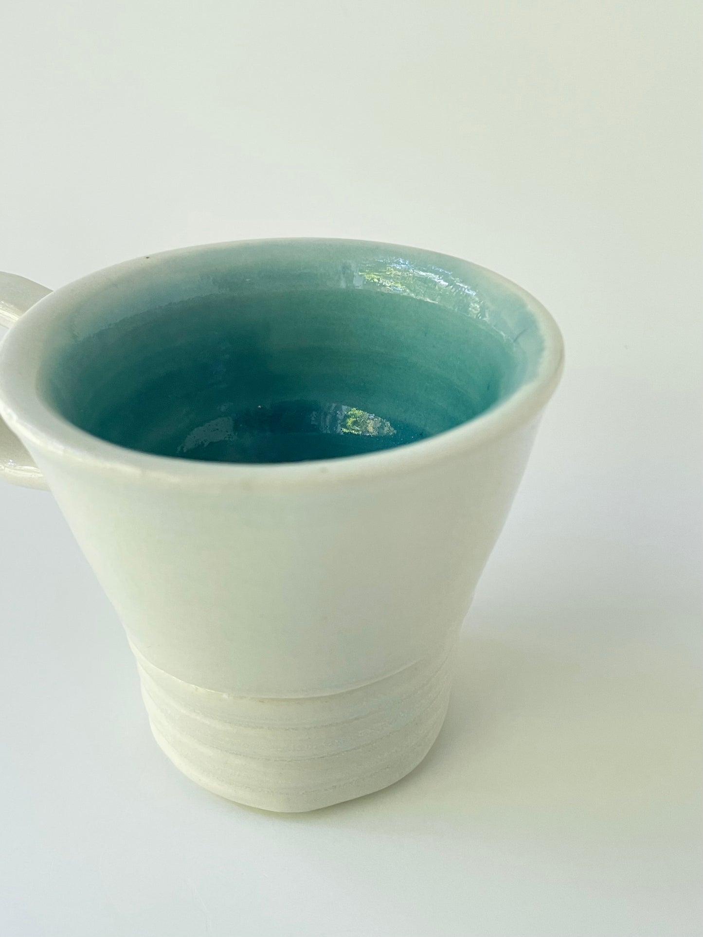 White and Celadon Tea Cup 2