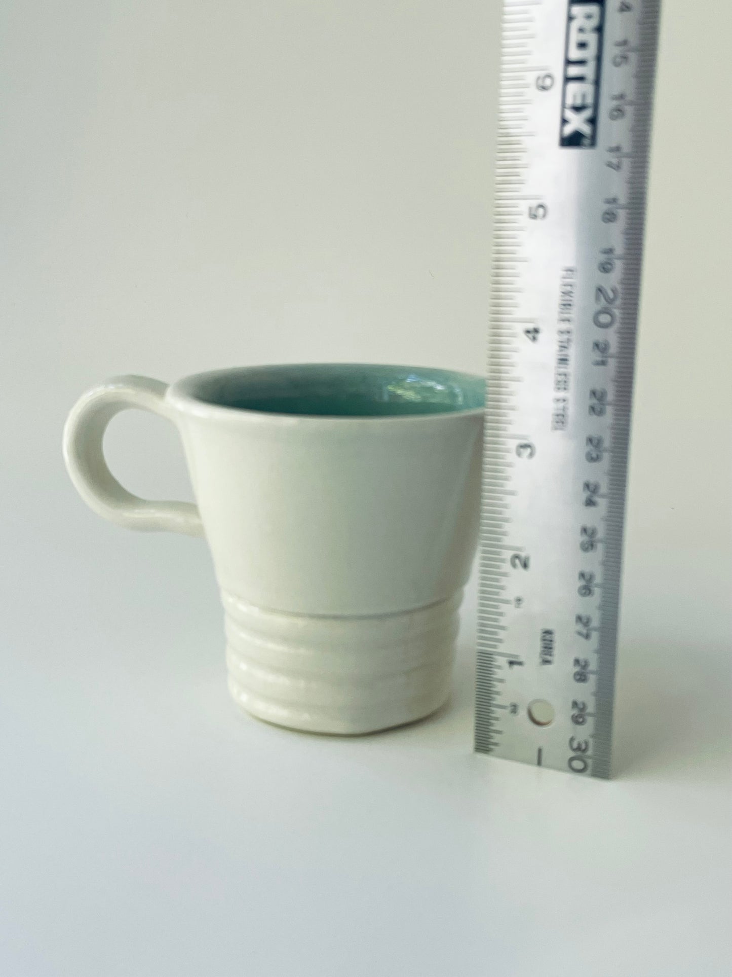 White and Celadon Tea Cup 2