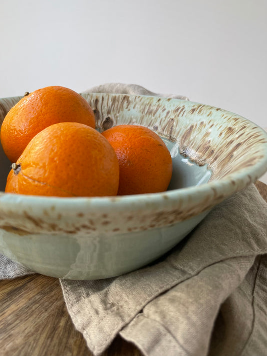 Blue and Birch Bowl, 7 inch