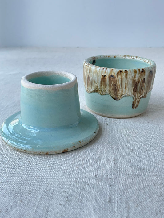 French Butter Bell, Blue and Birch