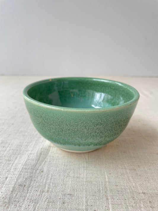 Dappled Green Bowl, 4.5 inch