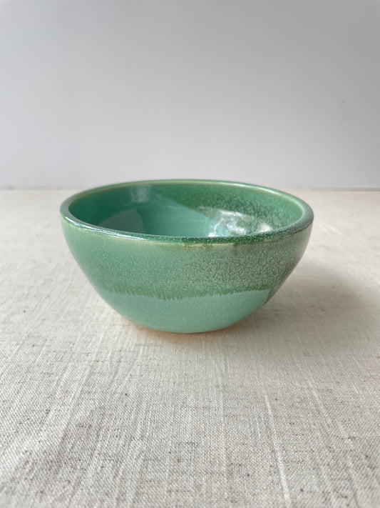 Dappled Green Bowl, 5 inch
