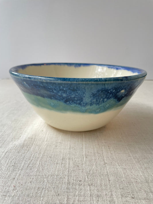 Sapphire and Blue Topaz Bowl