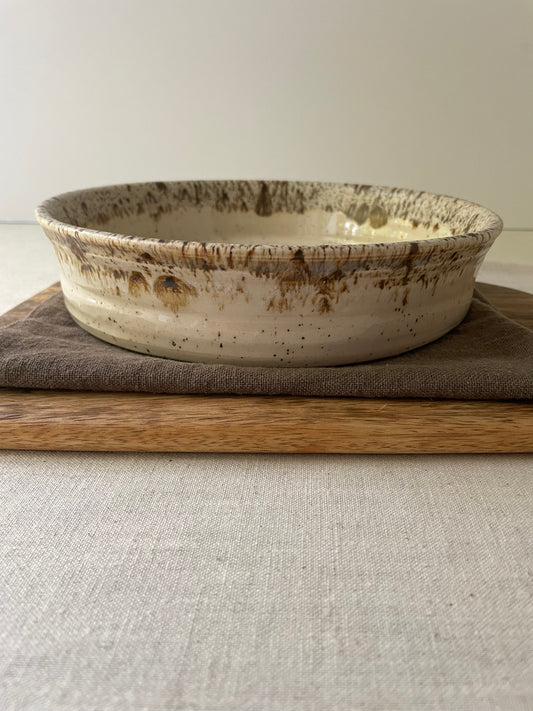 Birch Speckled Round Casserole