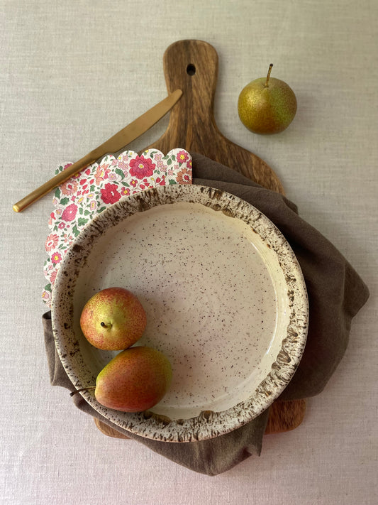 Birch Speckled Round Casserole