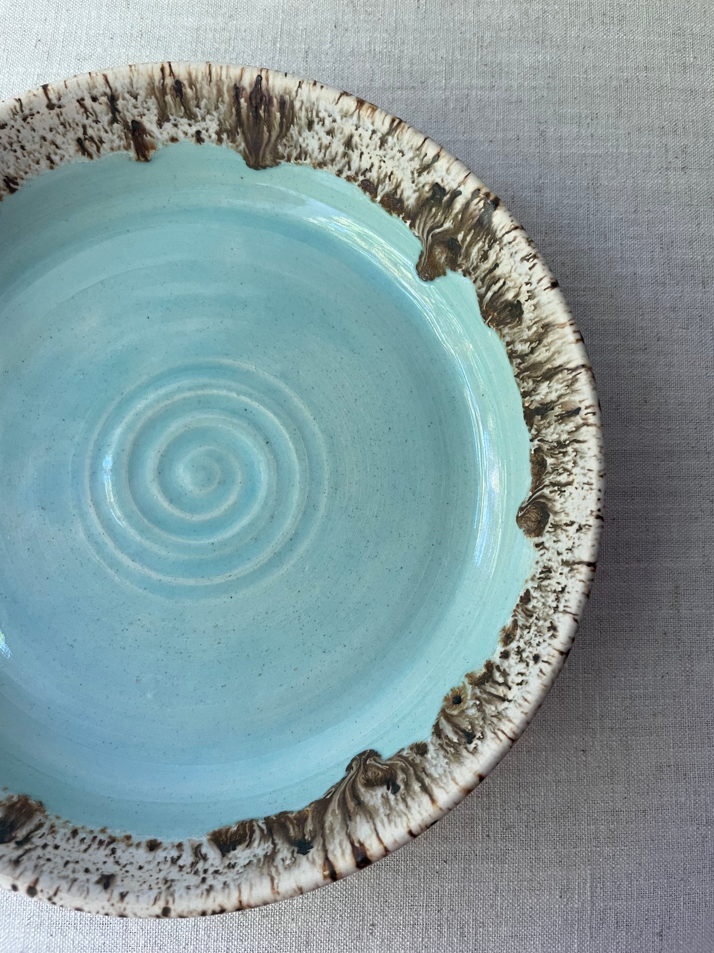 Blue and Birch Pasta Bowls, Set of 2