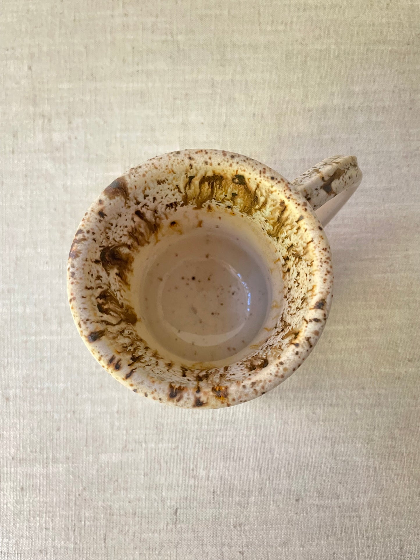 Birch Speckled Mug, Flared Rim