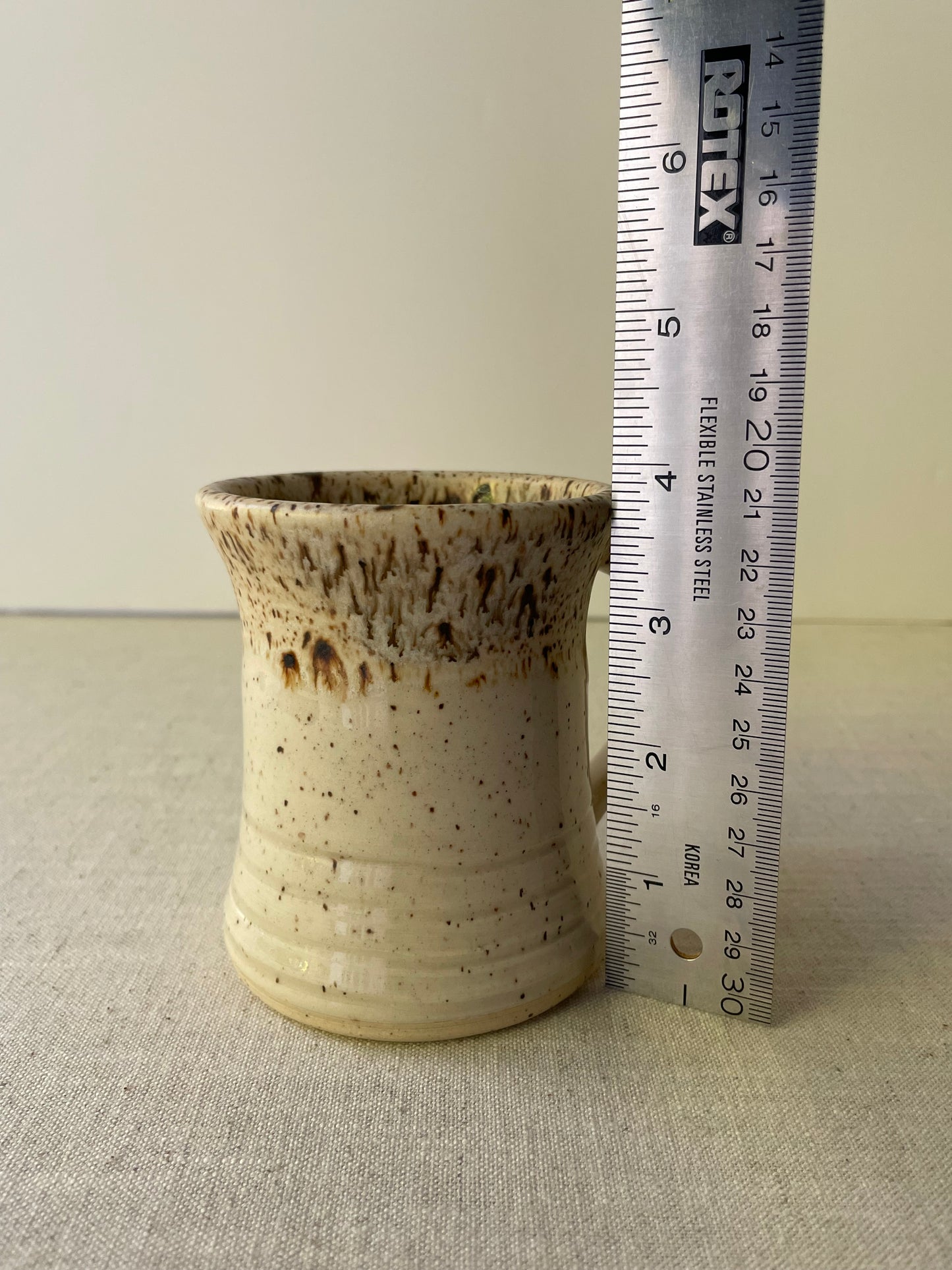 Birch Speckled Mug, Flared Rim