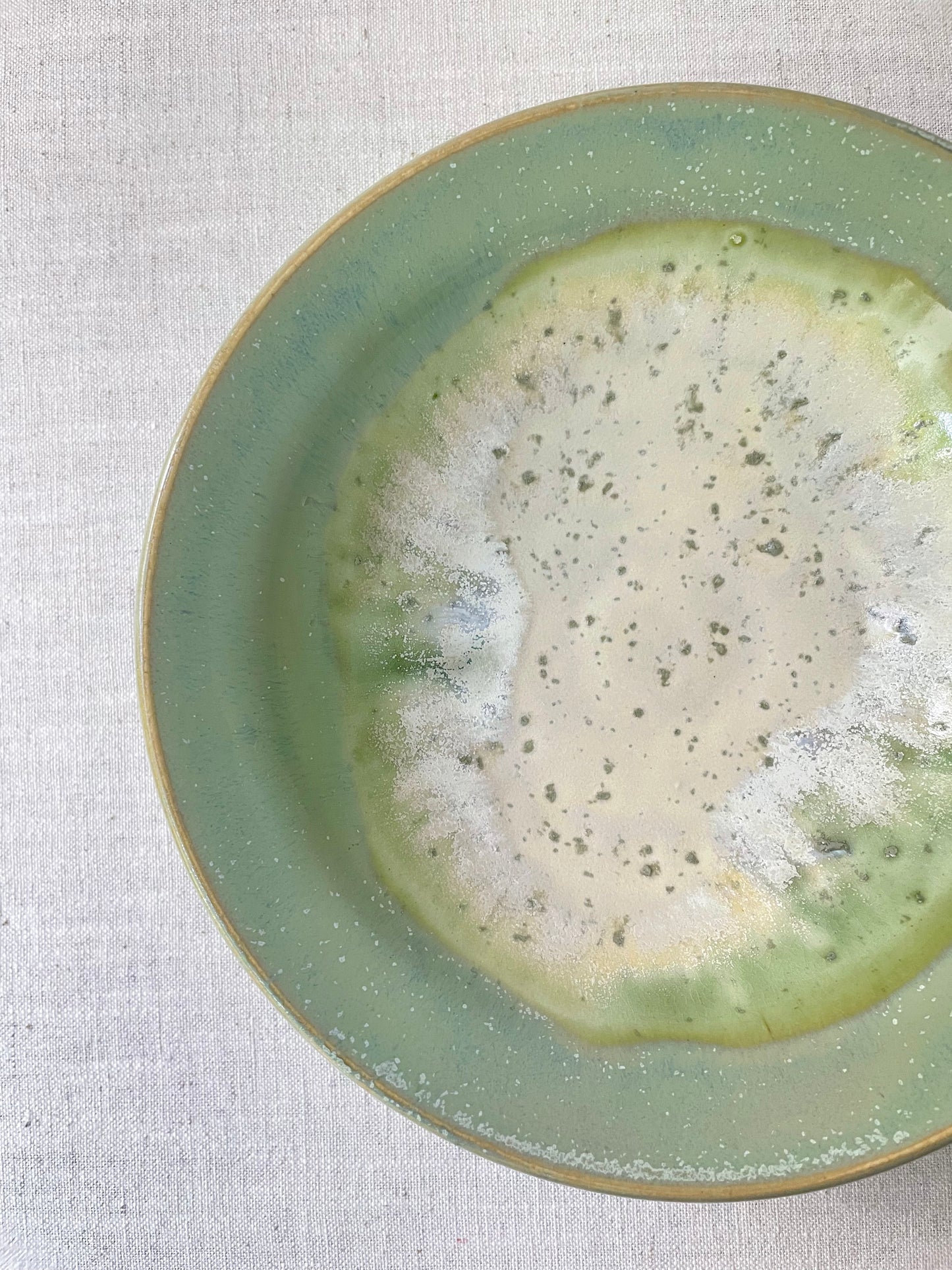 Green Ivy Bowl, 7.5 inch