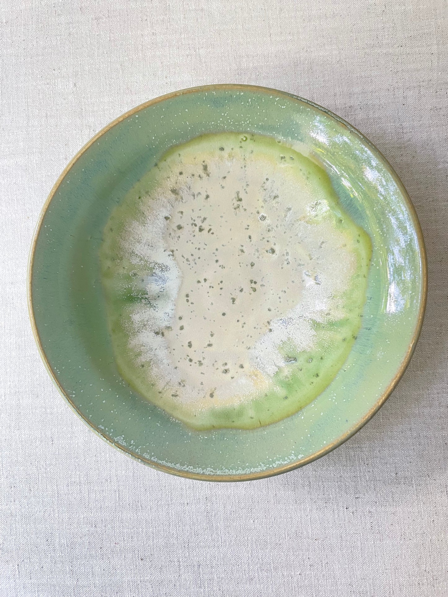 Green Ivy Bowl, 7.5 inch